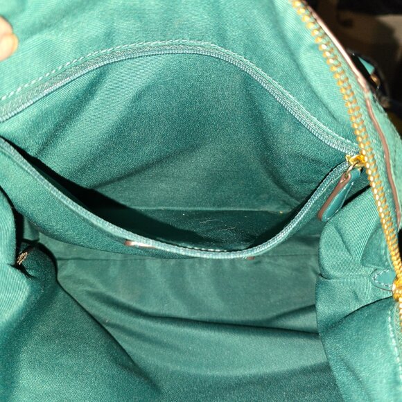 Coach Prairie Satchel in Viridian Green & Matching Wallet - Picture 11 of 15